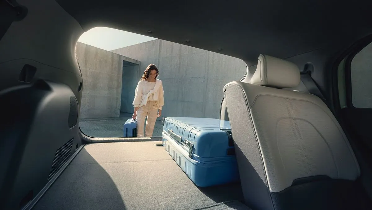 Kia EV3 bagageutrymme 460 liter – kompakt elbil med stort bagage