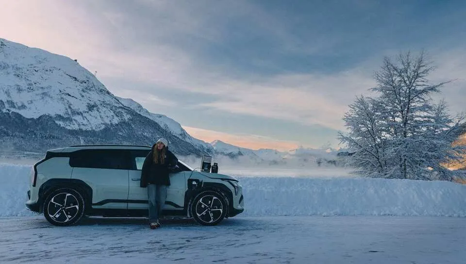 Kia EV3 V2L Vehicle-to-Load – använd elbilen som mobil strömkälla med 230V uttag