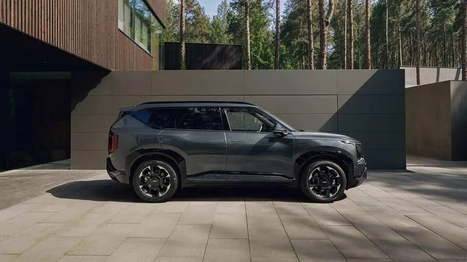 Kia EV5 sidoprofil – aerodynamisk elbil SUV med Cd 0,28
